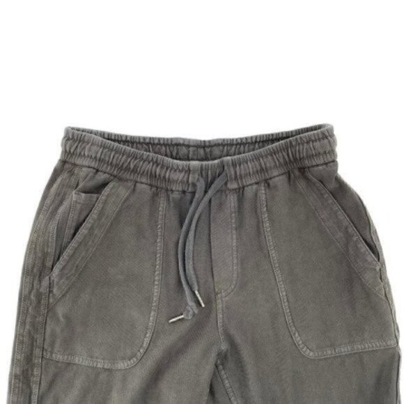 Athleta Lightweight Elastic Waist Jogger Pants Pockets Olive Green size 4 - Picture 2 of 7